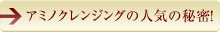 アミノクレンジングの人気の秘密！